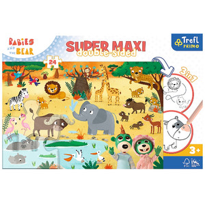 Trefl Primo Super Maxi Children's Puzzle 3in1 Babies and the Bear 24pcs 3+
