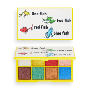 I Heart Revolution x Dr. Seuss One Fish Two Fish Red Fish Blue Fish Eyeshadow Palette Vegan