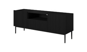TV Cabinet Nicole 150cm, black/black legs
