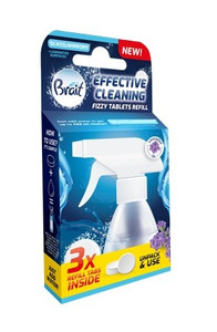 Brait Effective Cleaning Fizzy Tablets - Windows & Mirrors 3pcs Refill Tabs