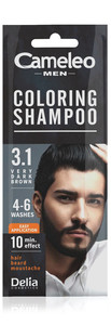 CAMELEO MEN Coloring Shampoo for Men 3.1 Very Dark Brown 15 ml