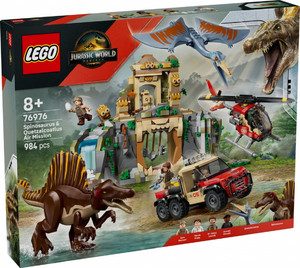 LEGO Jurassic World Spinosaurus & Quetzalcoatlus Air Mission 8+
