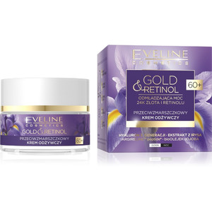Eveline Gold & Retinol 60+ Anti-Wrinkle Nourishing Day/Night 50ml