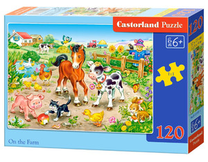 Castorland Children's Puzzle On the Farm 120pcs 6+