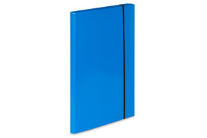 Document Folder with Elastic Band A4, 1pc, blue