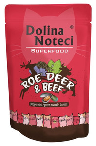 Dolina Noteci Superfood for Cats Roe Deer & Beef 85g