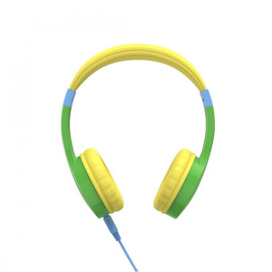 Hama Headphones for Children Kids Guard with Volume Limiter, green/yellow