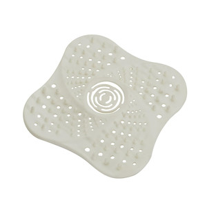 Silicone Drain Strainer, white