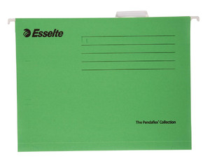 Esselte Suspension File Folder A4 Pendflex Standard 25-pack, green
