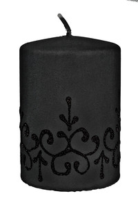 Artman Decorative Candle Tiffany, small, black