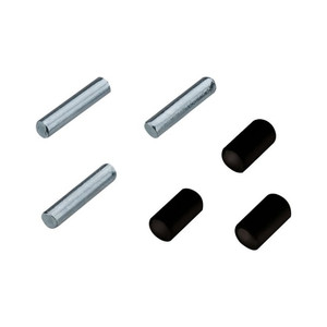 Shelf Support 4 mm, black, Pack of 50