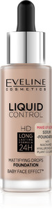 Eveline Liquid Control HD Mattifying Drops Foundation 035 Natural Beige  32ml