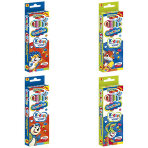 Bambino Coloured Pencils 6 Colours + Sharpener
