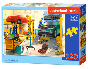 Castorland Children's Puzzle Car Workshop 120pcs 6+