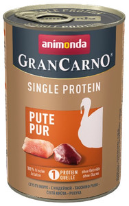 Animonda GranCarno Single Protein Pure Turkey Dog Wet Food 400g