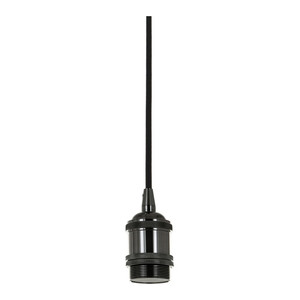 Pendant Lamp Classo 1 x 60W E27, shiny black