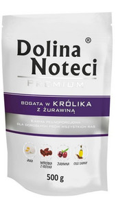 Dolina Noteci Premium Dog Wet Food with Rabbit & Cranberry 500g
