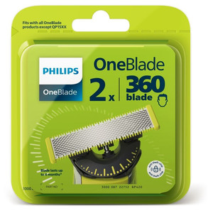 Philips Replacement Blades for OneBlade QP420/50, 2-pack