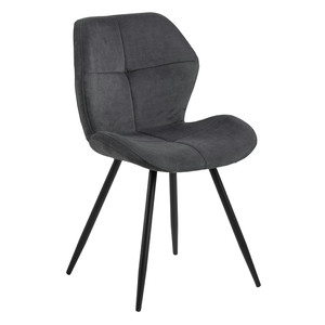 Upholstered Chair Petri, anthracite
