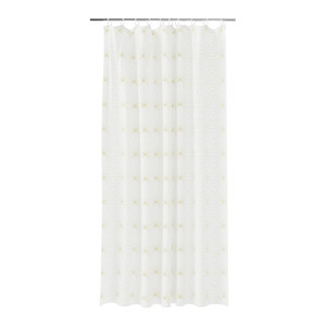 Shower Curtain GoodHome Mazu 180 x 200 cm, gold pattern