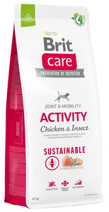 Brit Care Sustainable Activity Chicken & Insect Dog Dry Food 12kg