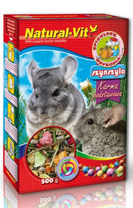 Natural-Vit Complete Food for Chinchillas 500g