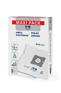 Vacuum Cleaner Bags P15 Micro/Maxi Pack 12 pcs