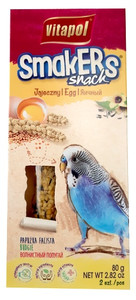 Vitapol Egg Smacker Seed Snack for Budgie 2-pack