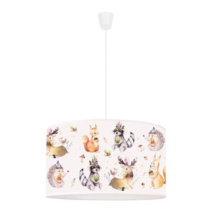 Pendant Lamp for Children's Room 1 x E27, Forest Animals