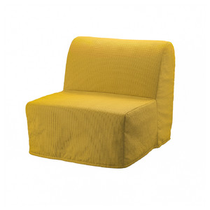 LYCKSELE MURBO Chair-bed, Vansbro yellow