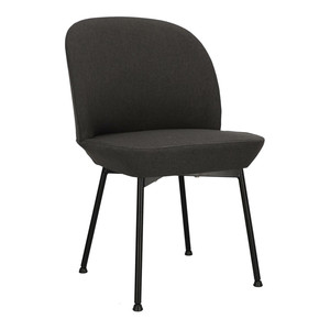 Upholstered Chair Cloe, dark grey