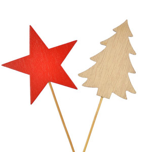 Christmas Decoration Star/Tree, 1pc, assorted