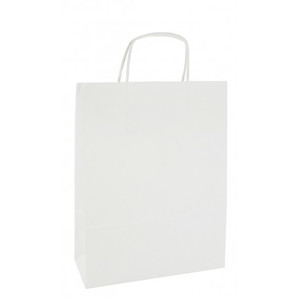 Paper Bag 240x320, white, 10pcs