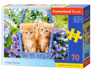 Castorland Children's Puzzle Ginger Kittens 70pcs 5+