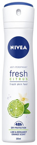 Nivea Anti-Perspirant Deodorant Spray for Women Fresh Citrus 48h 150ml