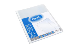 Bantex Pocket with Side Flap A4 PP 110 mic. 10-pack
