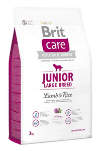 Brit Care Dog Food New Junior Large Breed Lamb & Rice 3kg
