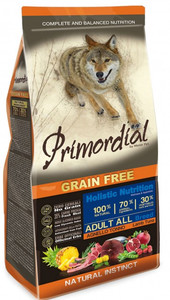 Primordial Dog Dry Food Grain Free Adult Tuna & Lamb 12kg