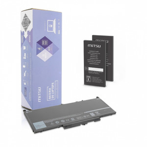 Mitsu Battery for Dell Latitude E7270, E7470 7300mAh 55Wh