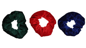 Scrunchie Hair Tie Christmas, 1pc, assorted colours