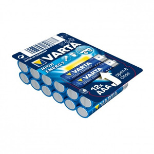 Varta Alkaline Batteries R3/AAA, 12 pack