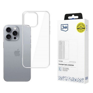 3MK Clear Phone Case iPhone 16 Pro 6,3, clear