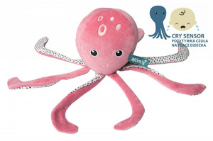 Hencz Toys Humming Toy with Cry Sensor Pink Octopus 0+