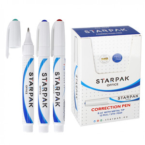 Starpak Correction Pen 8ml 12pcs