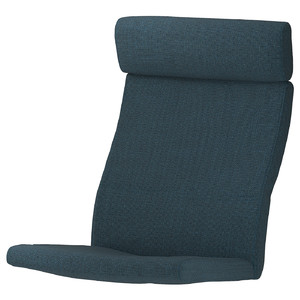 POÄNG Armchair cushion, Hillared dark blue
