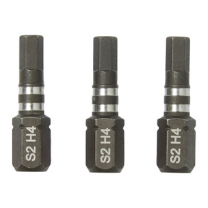 Erbauer Impact Bits 25 mm H4, 3 pack