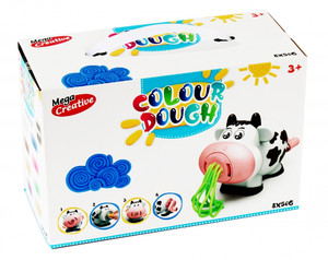 Mega Creative Colour Dough Cow Playset with Modelling Compound 3+