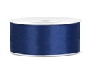 Satin Ribbon 25m 25mm, dark blue