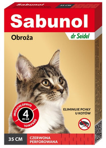 Sabunol Anti-flea Collar for Cats 35cm