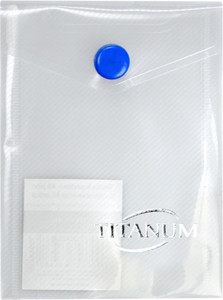 Case Envelope Plastic Wallet File A7, transparent, 12pcs
